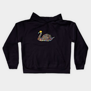 Mandala Swan Kids Hoodie